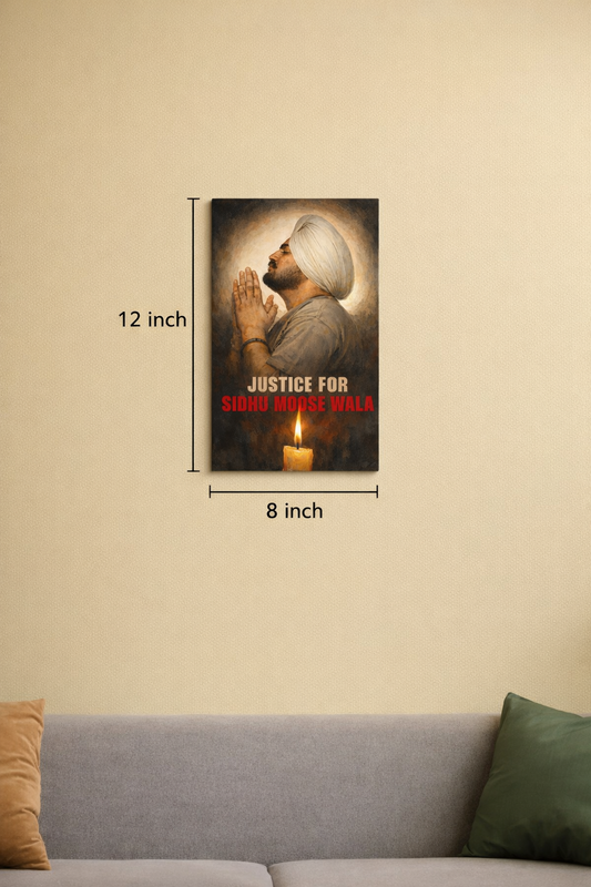 Sidhu Moosewala Justice CANVAS