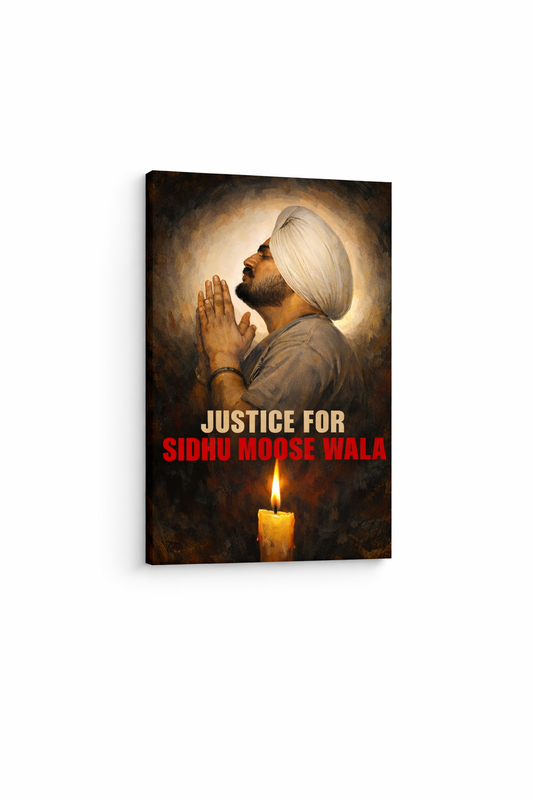Sidhu Moosewala Justice CANVAS